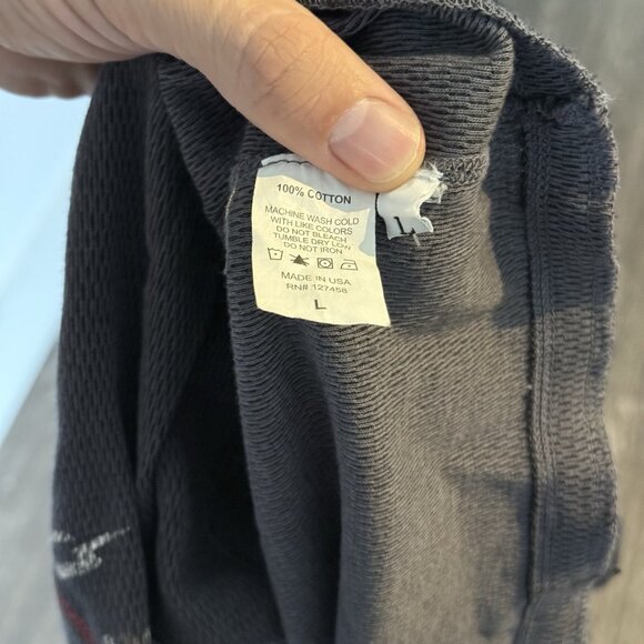 Affliction Reversible Thermal Long sleeve Shirt Size L Grunge Y2K Crazy Opium - Picture 8 of 10